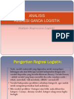 Analisis Regresi Ganda Logistik. Multiple Regression Logistic