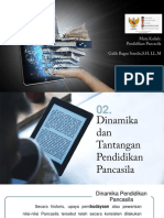 Dinamika Tantangan Pendidikan Pancasila