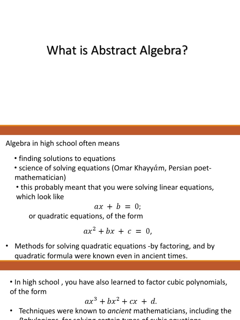 History of Abstract Algebra PDF