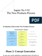 Chapter No # 02 New Product Development Process
