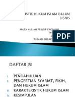 Karakteristik Hukum Islam Dalam Bisnis-Edited