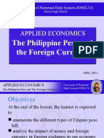 The Philippine Peso and The Foreign Currency 12