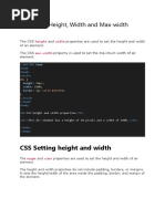 5.CSS Height, Width