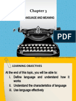 TOPIC 2 - Language _ Meaning