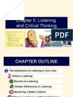 TOPIC 4 - Listening and Critical Thinking