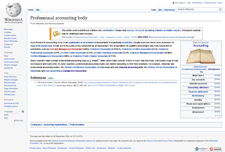 Professional Accounting Body PDF Accountant Accounting