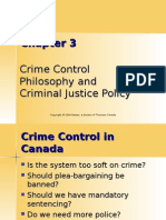 Crime Control Philosophy and Criminal Justice Policy