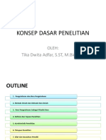 Konsep Dasar Penelitian