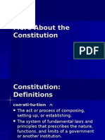 More About the Constitution