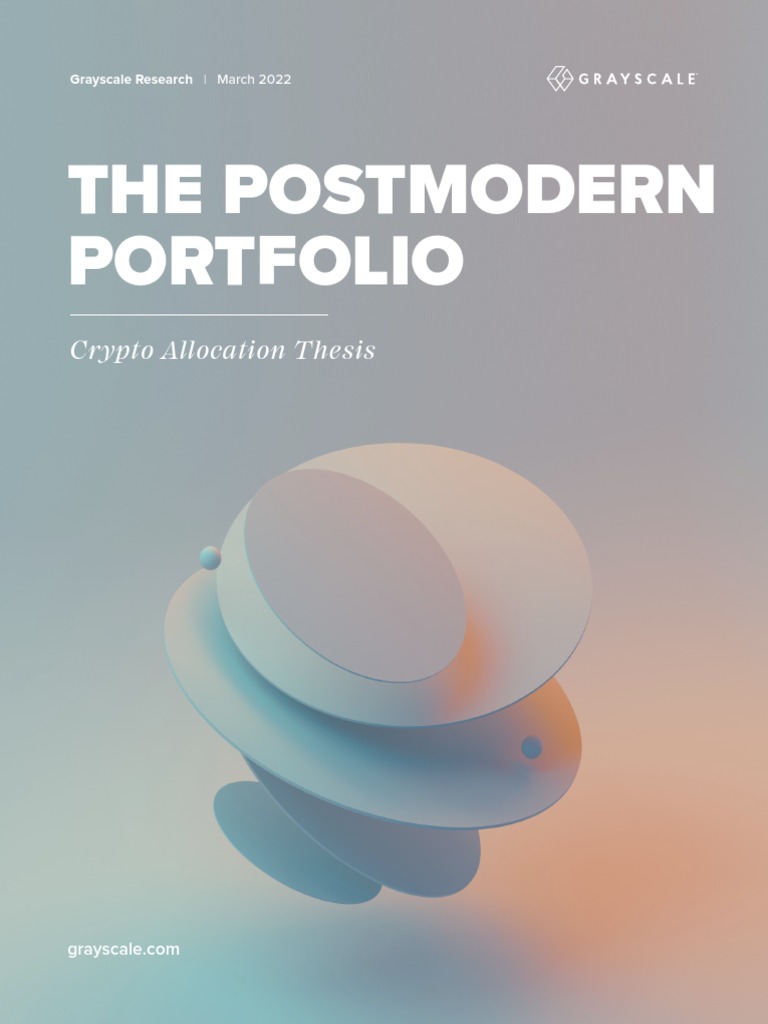 Grayscale The Postmodern Portfolio | PDF