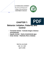 Chapter 7 - Animal Behavior - (Dela Cruz, Jao Austin, A.)