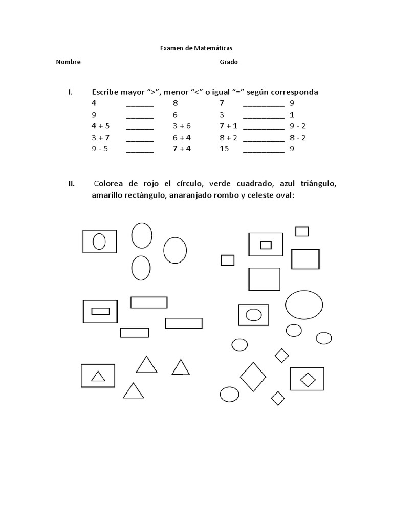 Examen de Matemáticas 12 | PDF