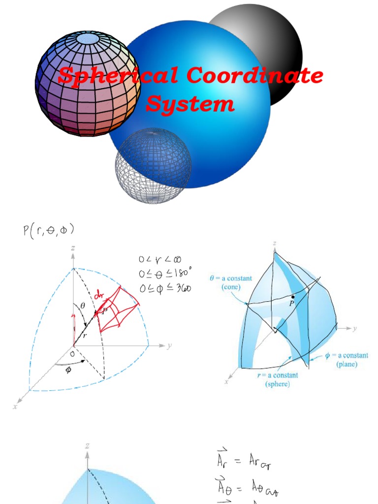 Spherical coordinate system pdf