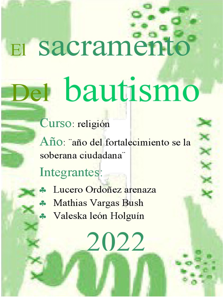 Significado y Proceso del Bautismo | PDF | Bautismo | Sacramentos