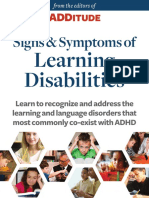 Signs and Symptoms of Learning Disabilities