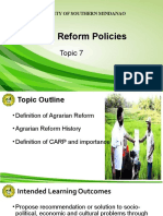 Agrarian Reform Act