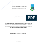 GIS Analysis of Site Suitability for Gmelina arborea Plantations in Bukidnon