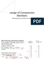 Design of Compression Members (BSCE-4D) - 1