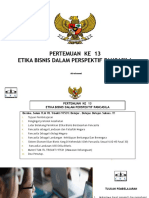 EB P13. Etika Bisnis Berdasarkan Pancasila