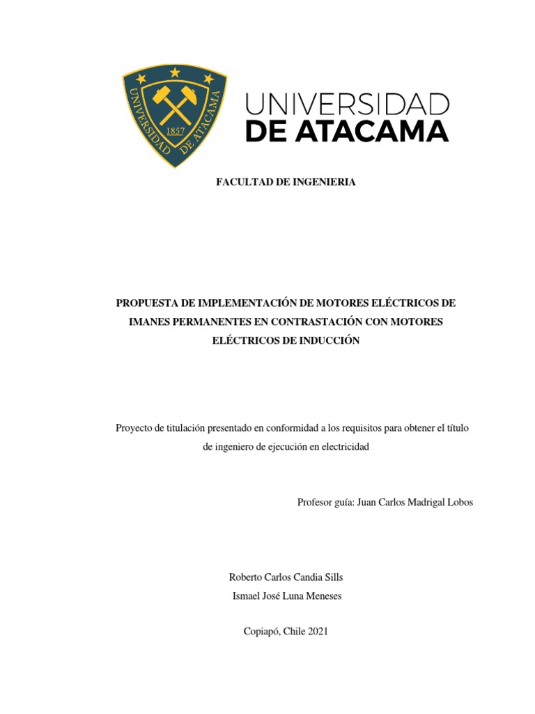 Motores de Imanes Permanentes y Estandar | PDF | Tecnología
