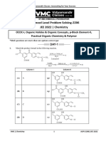 Chemistry Advanced Level Problem Solving (ALPS-6) - Paper