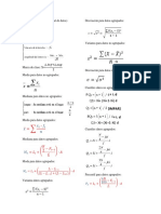 Formulas Estadistica