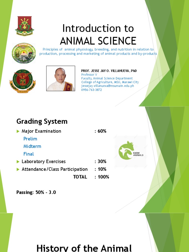 Ans001 Introduction Pdf Cattle Domestication