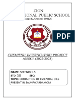 Chemistry Investigatory Project