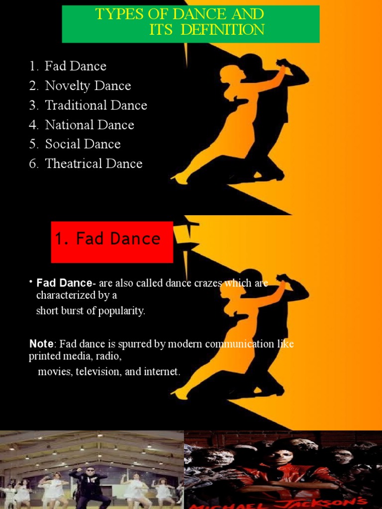 Types of Dance and Its Definition | PDF | Dances | Theatre