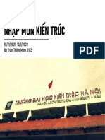 Portfolio Nhập Môn Kiến Trúc by Trần Thiện Minh