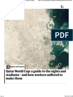 Qatar World Cup A Guide To The Sights and Stadiums - and How Workers Suffered To Make Them Qatar The Guardian