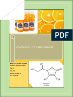 Vitamine C in Vitaminewater