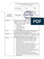 Pendistribusian Perbekalan Farmasi Kepada Unit Pelayanan Farmasi