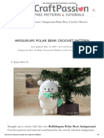 Free Amigurumi Polar Bear Crochet Pattern - Craft Passion