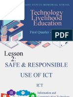 Lesson 2 Safe and Responsible Use of ICT