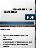 Langkah Menyusun Penelitian