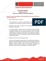 Examen Modulo V - Diseno de Politicas Publicas