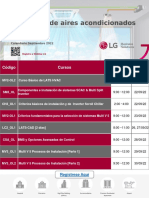 Calendario de Cursos Virtuales Septiembre 2022 - Academia de Aire Acondicionado LG