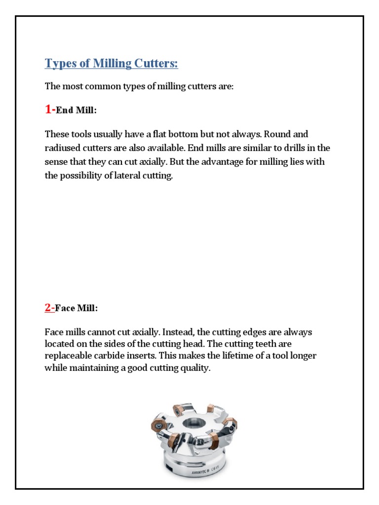 MILLING MACHINE BASICS TYPES CLASSIFICATIONS CUTTING TOOLS intelligence overview