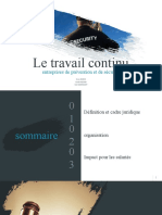 Exposé Travail Continu