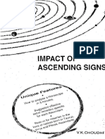 Jyotish - V.K. Choudhry - Impact of Ascending Signs