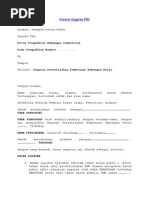 Contoh Surat Pengaduan Ke Disnaker Apabila disnaker pusat akan minta Risalah dan data yang saya punyai akan segera saya kirimkan.