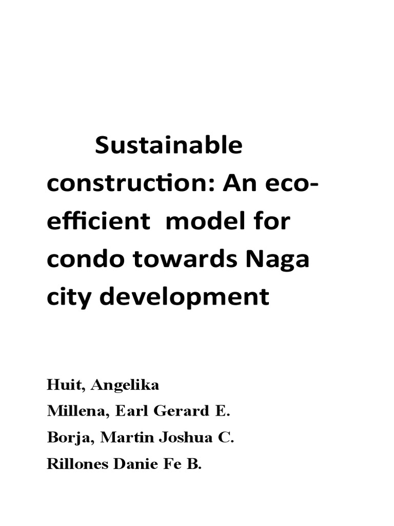 Picture of Feasibility Study | PDF | Green Building | Condominium