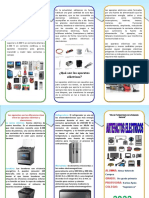 Triptico de Los Artefactos Electricos