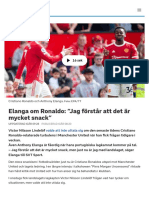 Elanga Om Ronaldo: "Jag Förstår Att Det Är Mycket Snack" - SVT Sport