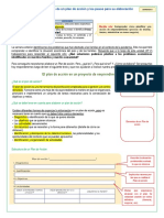 El Plan de Acción en Un Proyecto de Emprendimiento: Identificados en Nuestras Familias y Nuestra Comunidad?