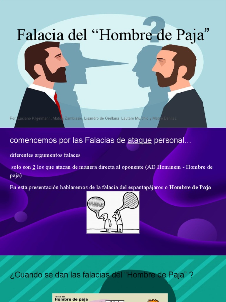 Falacia Hombre de Paja PDF