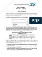 Class Test - Unit 8