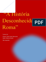 A Historia Desconhecida e Roma