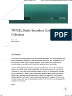 Download Sounds for TRITON Studio Workstations